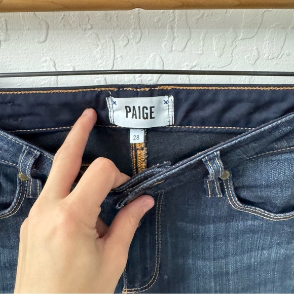 Paige Skyline Skinny Dark Wash Jeans Size 28 - Picture 5 of 8